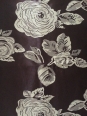 Draperie Blackout Cu Model Floral Bej Si Wenge mic