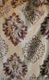 Draperie Cu Model Regal, Visiniu Cu Auriu mic