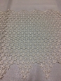 Perdea Crem Tip In Sablat Cu Broderie mic