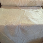 Perdea Organza ,fond Crem ,model Catifea Crem, Barocq mic