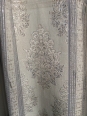 Perdea Organza, model Regal Cu Fir Argintiu mic