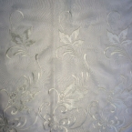 Perdea Organza Brodata Crem mic