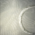 Perdea Organza Brodata Crem mic