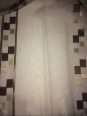 Perdea Sable Alb Cu Model Patrate Stil Versace mic