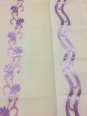 Perdea Tip Sable Mov-lila Cu Model Floral mic
