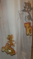 Perdea Tom & Jerry, Fond Alb mic